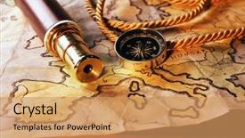  Presentation with marine life - Cool new theme with lucking gools - marine still life with world backdrop and a coral colored foreground