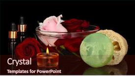  Presentation with black - PPT layouts with lufe - loofah isolated on black background and a  colored foreground