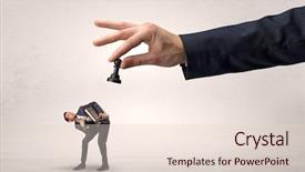  Presentation with concept - Audience pleasing slide deck consisting of lumi re - big hand holding chessman backdrop and a lemonade colored foreground