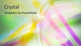  Presentation with miracle - Colorful slide deck enhanced with luminescent - miracle background backdrop and a soft green colored foreground