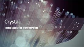  Presentation with optic fibre - Colorful presentation enhanced with luminosity fiber optic cables fibre backdrop and a dark gray colored foreground