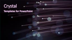  Presentation with optic fibre - Cool new presentation design with luminosity fiber optic cables fibre backdrop and a wine colored foreground