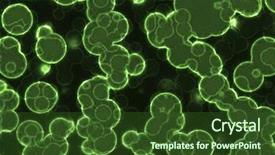  Presentation with luminous - Cool new presentation with luminous cells pattern backdrop and a tawny brown colored foreground