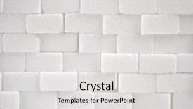  Presentation with sugar - Beautiful slide deck featuring lump sugar - close up backdrop and a light gray colored foreground