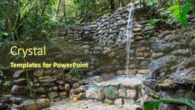  Presentation with hot springs - Theme featuring luna-jaguar-hot-springs background and a tawny brown colored foreground