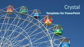  Presentation with sydney - Presentation theme consisting of  background and a  colored foreground