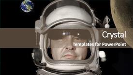  Presentation with lunar - Audience pleasing PPT theme consisting of lunar dream backdrop and a violet colored foreground