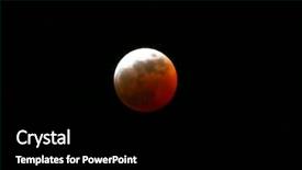  Presentation with lunar - Theme having lunar eclipse background and a  colored foreground