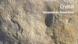  Presentation with lunar - Presentation with lunar landscape structure background and a coral colored foreground