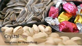  Presentation with lunar new year - Beautiful theme featuring lunar new year snack box backdrop and a  colored foreground