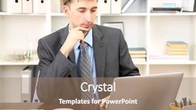  Presentation with lunch - Cool new PPT layouts with lunch break in office backdrop and a coral colored foreground