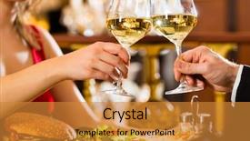  Presentation with fine dining - PPT layouts enhanced with red white blue - man cook chef hipster background and a coral colored foreground.