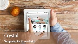  Presentation with earn money for shopping online - PPT theme having lunch learn professional - business online shopping people background and a  colored foreground