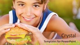  Presentation with meat food - Theme with lunch meat - closeup photo of pretty boy background and a coral colored foreground