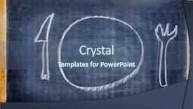  Presentation with dinner - Colorful theme enhanced with cafe menu - dinner set formed drawn backdrop and a ocean colored foreground