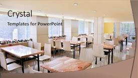  Presentation with chinese restaurant - Audience pleasing PPT layouts consisting of lunch room - inside of an chinese restaurant backdrop and a lemonade colored foreground