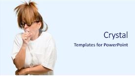  Presentation with asthma - Slide deck consisting of lung chronic - crazy middle age woman wearing background and a sky blue colored foreground