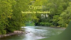  Presentation with tree sky trees green - Presentation design enhanced with lush-green-trees background and a tawny brown colored foreground