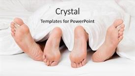  Presentation with good morning couple bed - Beautiful slide set featuring lust - dents a couple feet backdrop and a white colored foreground