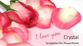  Presentation with rose petal corner frame - Slides enhanced with guard president - american and pow flags close background and a  colored foreground.