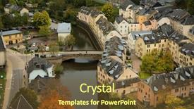  Presentation with luxembourg - Slide deck enhanced with luxemburg - beautiful view of the old background and a tawny brown colored foreground