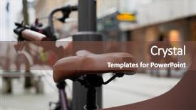  Presentation with city street - Theme having luxemburg - grand rue street one background and a  colored foreground