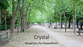  Presentation with luxembourg - Cool new slide set with luxemburg - jardin du luxembourg paris france backdrop and a light gray colored foreground