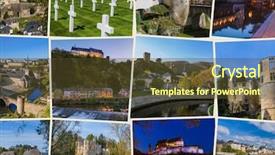  Presentation with luxembourg - Colorful PPT layouts enhanced with luxemburg - luxembourg travel images - nature backdrop and a tawny brown colored foreground
