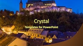  Presentation with luxembourg - Slides enhanced with luxemburg - vianden castle in luxembourg background and a  colored foreground
