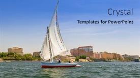  Presentation with nile river - PPT theme having luxor-egypt-apr-10-2013 background and a light blue colored foreground