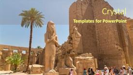  Presentation with ancient egypt - Amazing presentation having luxor-egypt-apr-10-unidentified backdrop and a tawny brown colored foreground