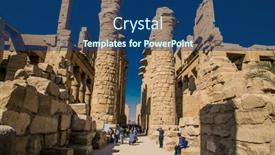  Presentation with nile egypt - Audience pleasing presentation theme consisting of luxor-egypt-jan-28-2020 backdrop and a ocean colored foreground