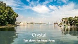  Presentation with nile river - Colorful slide set enhanced with luxor-egypt-jan-28-2020 backdrop and a gray colored foreground