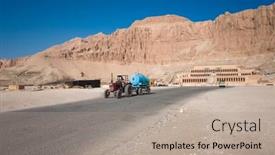  Presentation with mortuary - Presentation design having luxor-egypt-october-10-2022 background and a  colored foreground