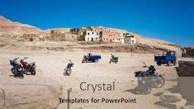  Presentation with archaeological - PPT layouts featuring luxor-egypt-october-10-2022 background and a mint green colored foreground