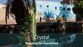  Presentation with nile river - Slides having luxor-egypt-october-3-2022 background and a ocean colored foreground