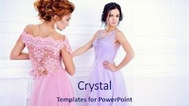  Presentation with elegant wedding - Colorful PPT theme enhanced with luxurious apartments beauty fashion wedding backdrop and a sky blue colored foreground
