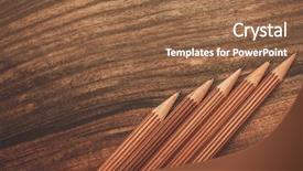  Presentation with charcoal - Audience pleasing presentation consisting of luxurious-charcoal-drawing-pencils backdrop and a coral colored foreground