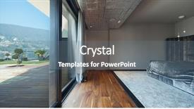  Presentation with villa - Amazing slide set having luxurious houses - bedroom with lake view luxury backdrop and a gray colored foreground