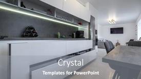  Presentation with granite - Presentation theme featuring luxurious-modern-trendy-white background and a gray colored foreground