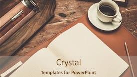  Presentation with tools - Slides enhanced with luxurious writing tools background and a lemonade colored foreground