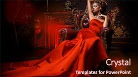  Presentation with luxury fashion - Audience pleasing PPT theme consisting of luxury apartment classic vintage backdrop and a tawny brown colored foreground