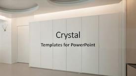  Presentation with closet - Presentation theme consisting of luxury apartment great closet in modern interior background and a light gray colored foreground