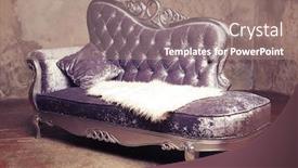  Presentation with baroque - Colorful slides enhanced with luxury baroque sofa backdrop and a coral colored foreground