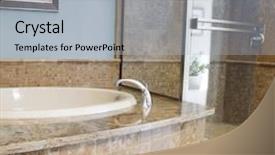  Presentation with granite - Theme enhanced with luxury bath beautiful granite background and a light gray colored foreground