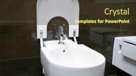  Presentation with closet - Presentation with luxury-bathroom-closeup-the-water background and a tawny brown colored foreground