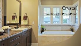  Presentation with flooring - Beautiful theme featuring luxury bathroom with granite countertops backdrop and a coral colored foreground
