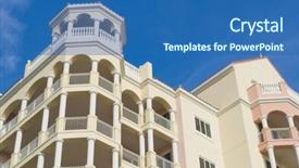  Presentation with florida us1 - PPT theme enhanced with luxury beach florida condo apartment background and a  colored foreground