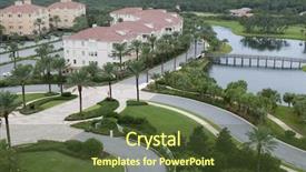  Presentation with florida us1 - Audience pleasing theme consisting of luxury beach florida condo apartment backdrop and a  colored foreground