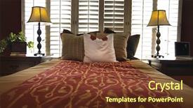  Presentation with luxury - Cool new presentation theme with luxury bedroom furnishings with shuttered backdrop and a  colored foreground